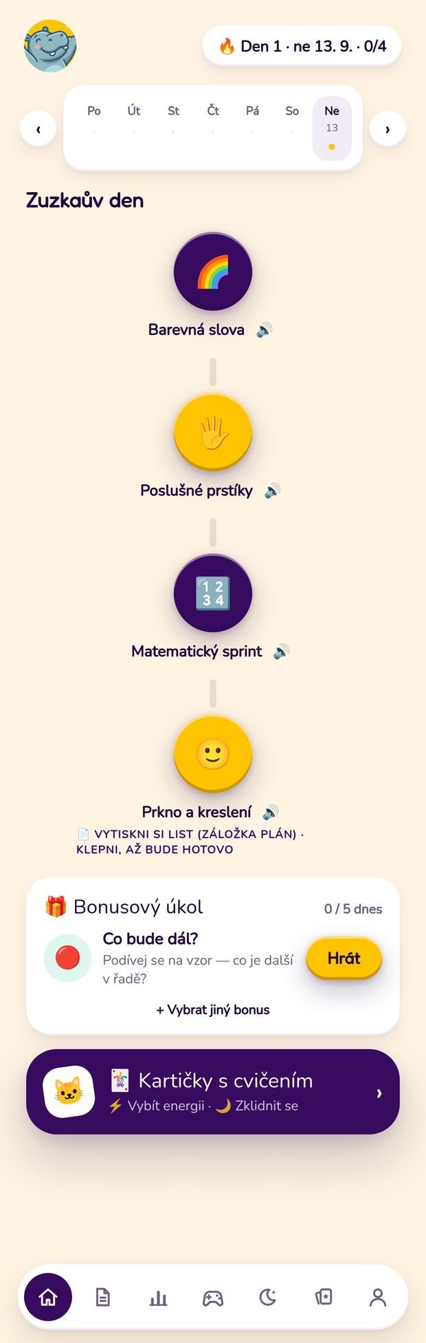 Úkoly na každý den